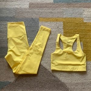 Yellow Yoga Set from Girlfriend Collective 💛